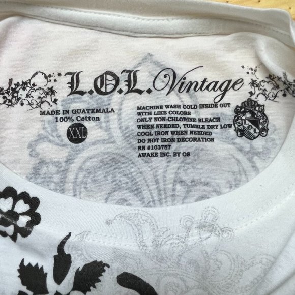 LOL Vintage SHORT SLEEVE GRAPHIC TEE NWT SZ 2XL - Picture 6 of 7